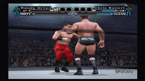 Wwe Summerslam 2004 Chris Benoit Vs Randy Orton Smackdown Vs Raw Youtube