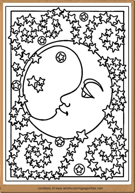 Free Moon And Stars Coloring Pages Printable Download Free Moon And