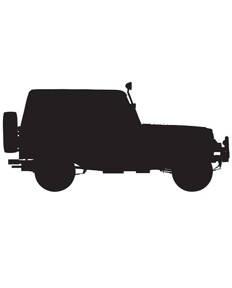 Jeep Silhouette Black Jeep Jeep Lover Cars Black Cars By