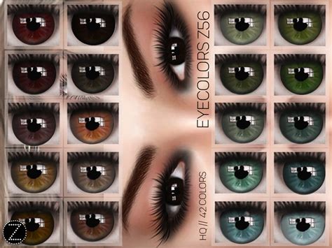 Eyecolors Z56 The Sims 4 Catalog