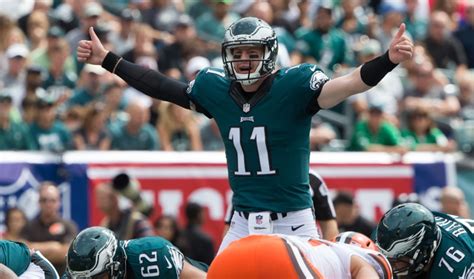 Per adam schefter the eagles will indeed be making what looks like a permanent qb change from. Take Carson Wentz's Week 1 performance with a grain of salt