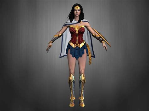 Character 05 Wonder Woman 3d Model Cgtrader