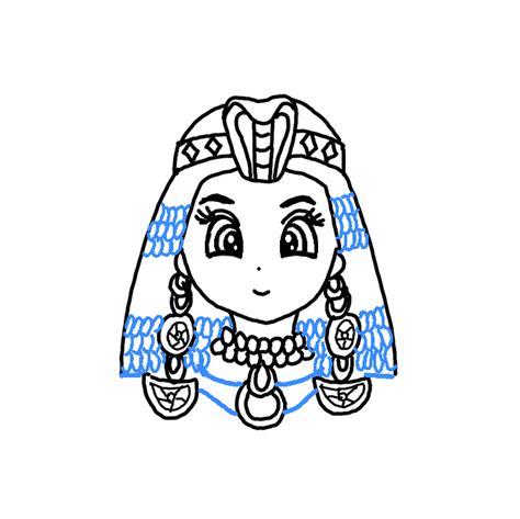 how to draw ancient egypt cleopatra step by step easy drawing guides images and photos finder
