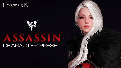 assassin character preset lost ark cus file included youtube