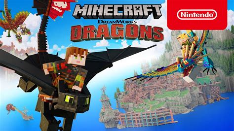 Minecraft Dreamworks How To Train Your Dragon Dlc Official Trailer