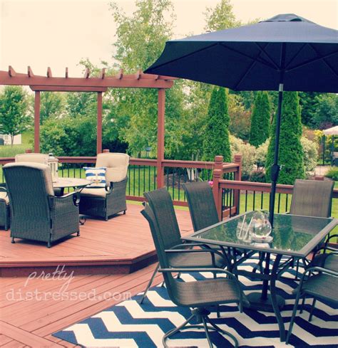 Navy And Nautical Outdoor Living Space Outdoor Space