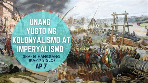 Unang Yugto Ng Kolonyalismo At Imperyalismo Seve Ballesteros Foundation