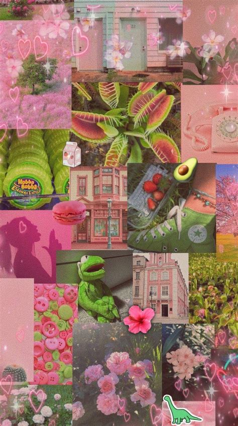 Pink And Green Aesthetic Wallpapers Top Free Pink And Green Aesthetic