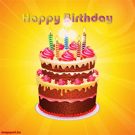 Happy Birthday Animated  Ecard Megaport Media Happy Birthday