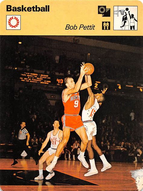 Bob Pettit 1979 Editions Rencontre Sportscasters Card Low Etsy