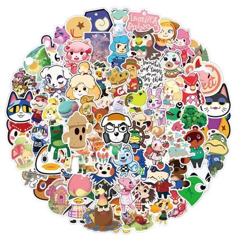 Animal Crossing Stickers Etsy