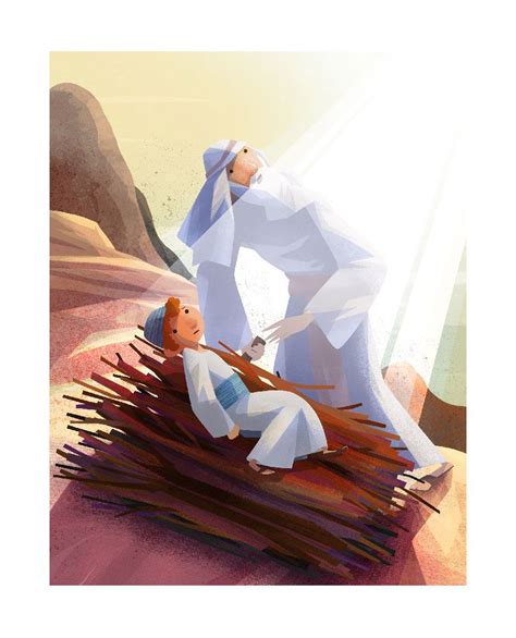 Illustrated Bible Stories On Behance Bible Illustrations