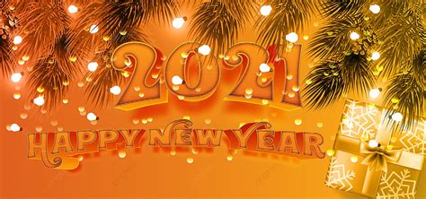 Modern Happy New Year 2021 Colorful Background Modern Happy New Year