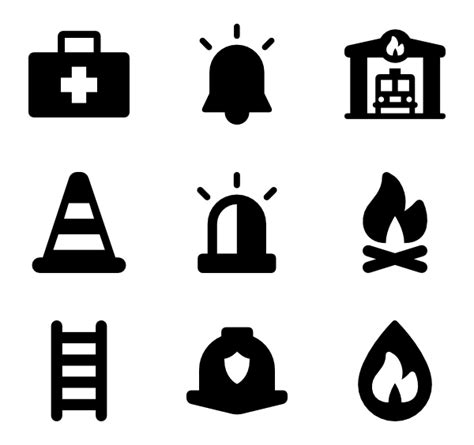 Emergency Preparedness Icon At Collection Of