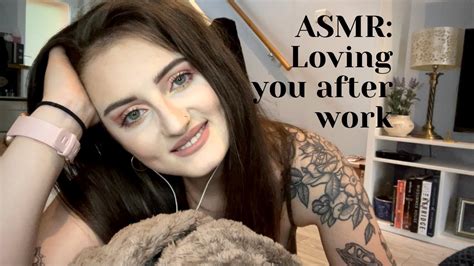asmr girlfriend looks after you after a stressful day at work love you whispers youtube