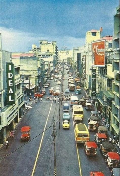 Rizal Avenue Manila 1967 Philippines Philippines Aesthetic