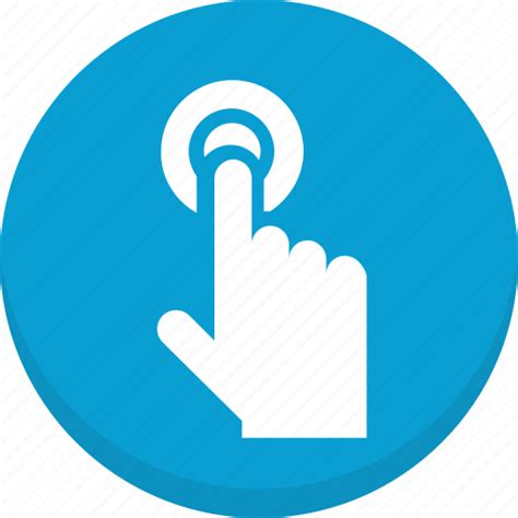 Click, finger click, finger tap, finger touch, hand gesture icon - Download on Iconfinder