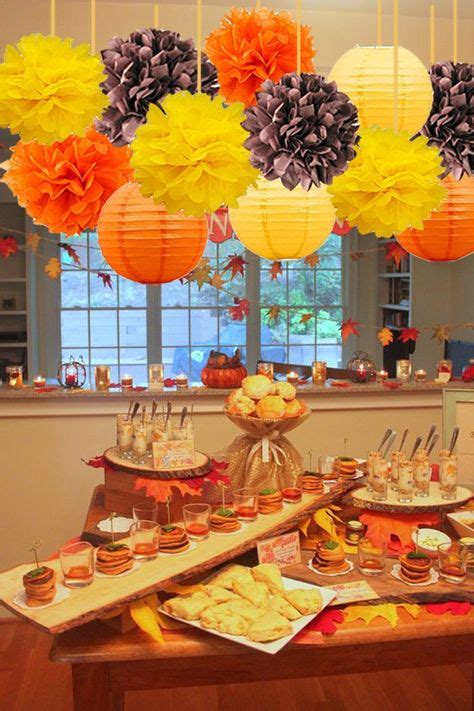 Thanksgiving decoration! | Thanksgiving party decorations, Fall party