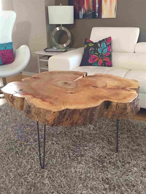 Modern Tree Stump Side Table Design Ideas Live Enhanced