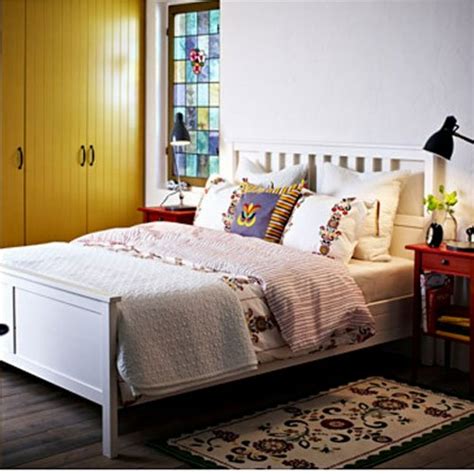 Ikea Hemnes Full Bed Frame White Wood