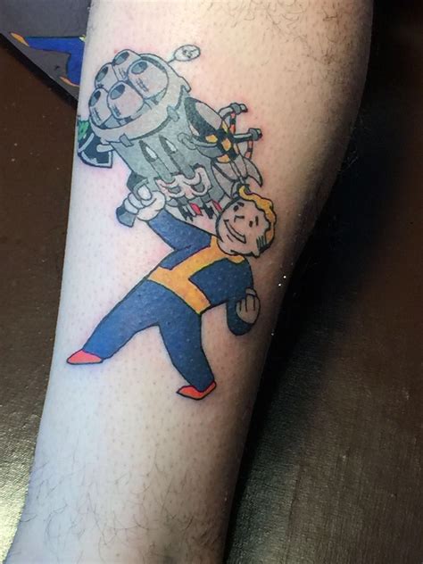 Fallout Tattoo Done By Cristian Zink Of Queens Ink Astoria Ny Usa