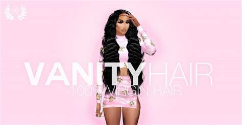 Vanity Hair Pre Plucked Crimped Brazilian Frontal Wig 🎀 Sims Hair