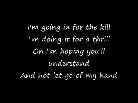 Love this // La Roux - In for the Kill | The kill lyrics, Lyrics ...