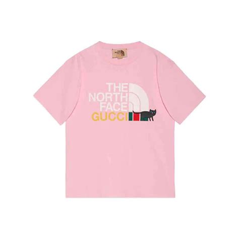 Gucci X The North Face T Shirt Light PinkGucci X The North Face T Shirt