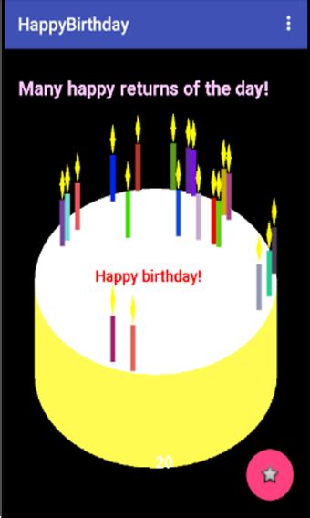 Candle For Your Birthday Cake Happy Birthday Para Android Descargas