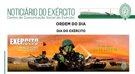 NoticiÁrio Do ExÉrcito Brasileiro Ordem Do Dia