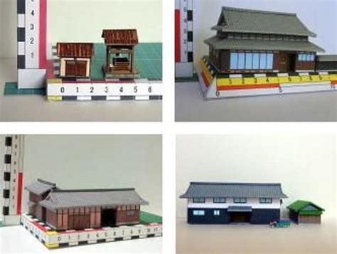 Japanese Architectural Paper Models Collection By Sakamoto Sanda Artofit