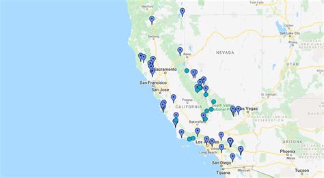 California Hot Springs Map Discover The Best Natural Pools