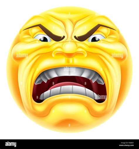 Angry Emoji High Resolution Stock Photography And Images Alamy