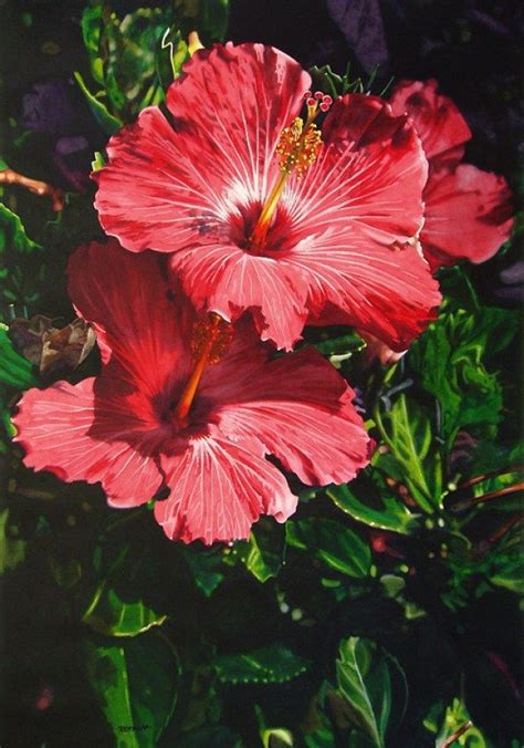 For this reason, artists and writers all over the world have been attracted to flowers down to the present day, leaving behind many equally beautiful masterpieces. Realistic Watercolor Paintings By Kansas Artist Marlin ...