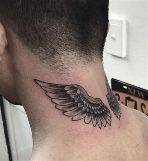 Mô hình máy bay vietnam airlines b787 dreamliner có đèn led. Hình Xăm Đôi Cánh Sau Gáy Cho Nam ️ Tattoo Sau Gáy