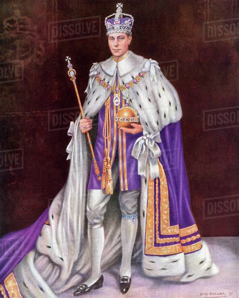 George Vi 1895 1952 King Of The United Kingdom And The Dominions Of