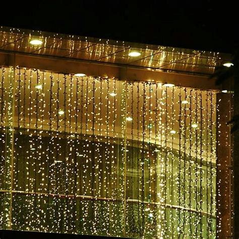 Christmas Outdoor Decoration 3m X 1m Curtain Icicle String Led Lights