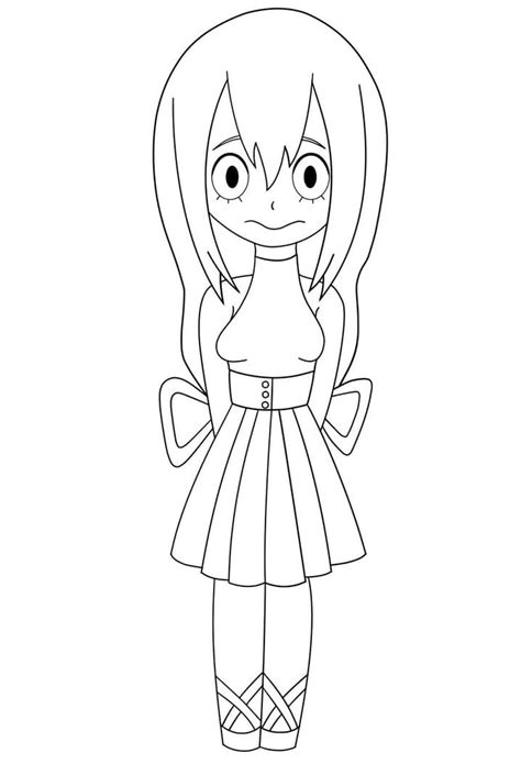 Tsuyu Asui Coloring Page Anime Coloring Pages Porn Sex Picture