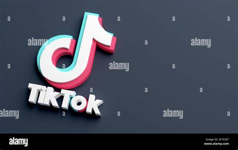 Tiktok 3d Logo Hi Res Stock Photography And Images Alamy