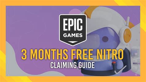 Claim 3 Months Free Discord Nitro Epic Games Giveaway Guide Youtube