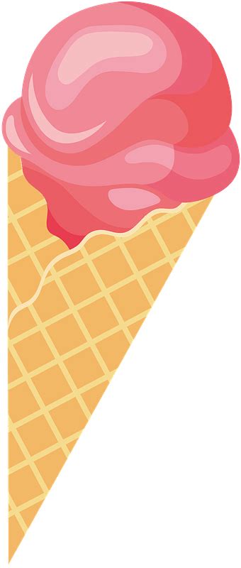 Transparent Strawberry Ice Cream Cone Img Tootles