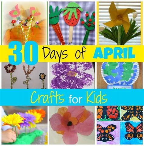 Mamas Like Me 30 Days Of April Crafts For Kids April Crafts