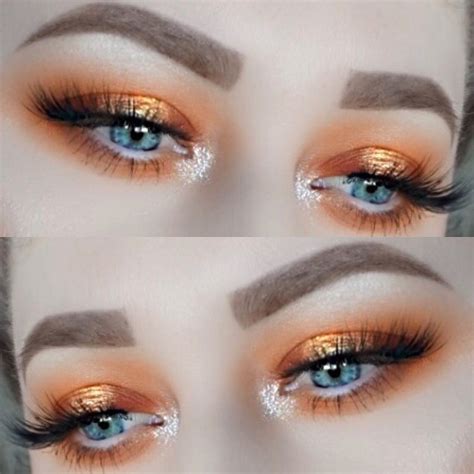 Orange Eyeshadow Orange Carissaleighbeauty Makeup Makeup Ideas