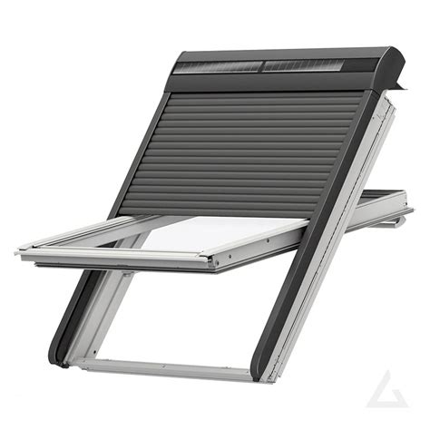 Die solartechnik als antrieb für rollladen hat den. VELUX Solar-Rollladen SSL 045 0000S Aluminium Dunkelgrau ...