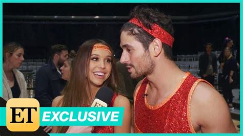 Dwts Alan Bersten And Alexis Ren On Their Love Hate Relationship