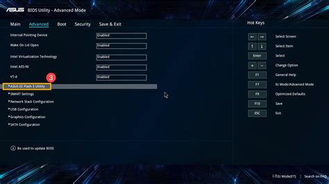 How To Update Bios With Ez Flash Official Support Asus Global