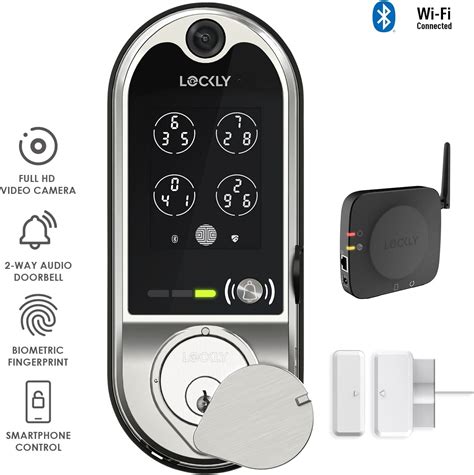 Buy Lockly Vision Smart Lock With Hd Doorbell Camera Pin Genie