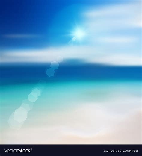 Blur Beach Background Royalty Free Vector Image