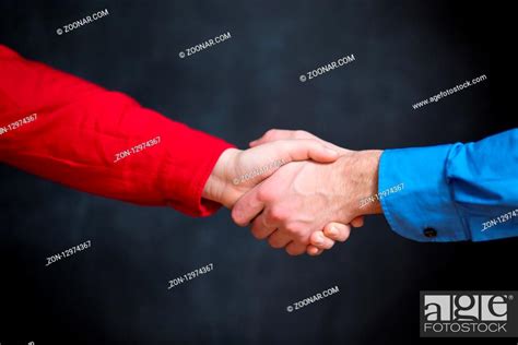 Handshake Two Hands For Men And Women Stock Photo Picture And Rights