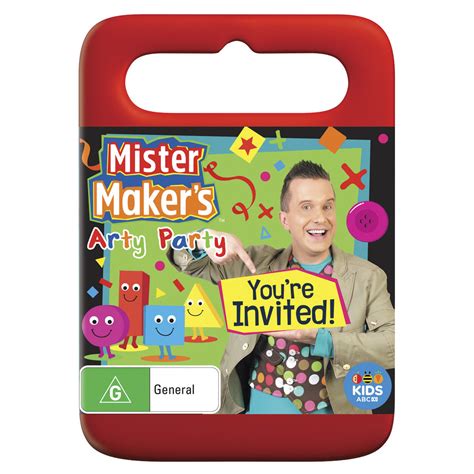 Mister Makers Arty Party Dvd Kmart